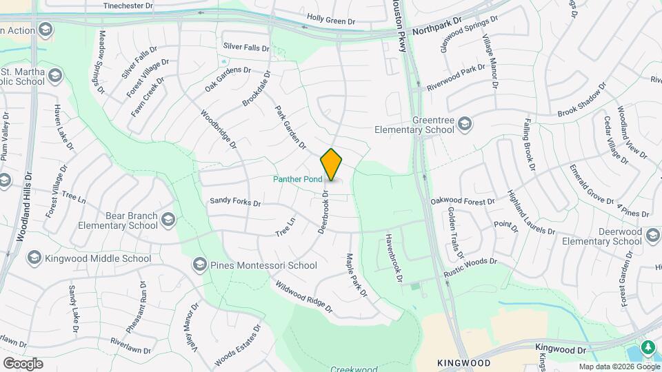 3702 Deerbrook Dr Map and Location Details