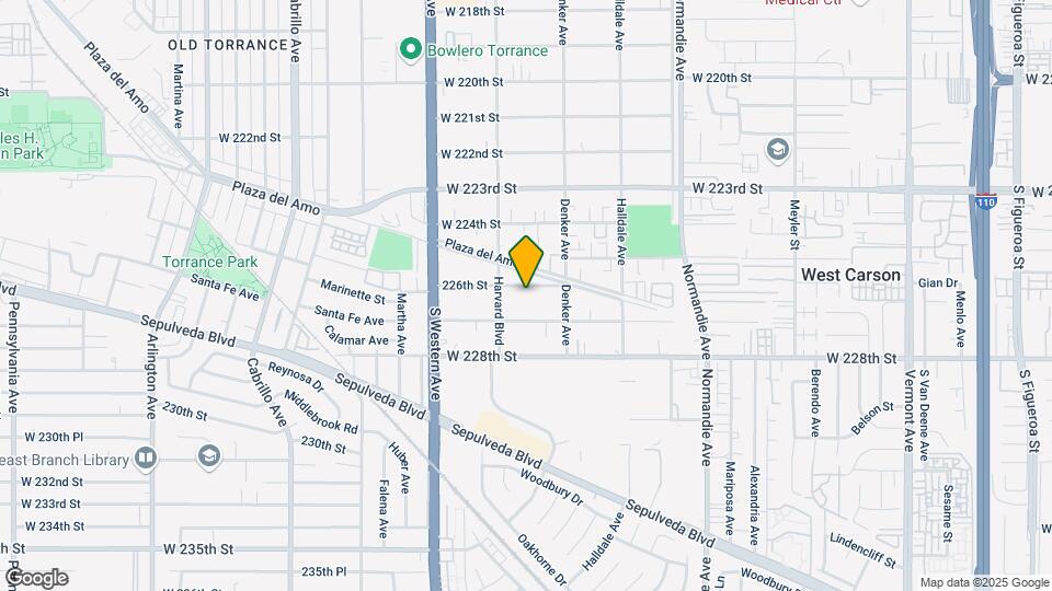 1544 W. 226th St Map and Location Details