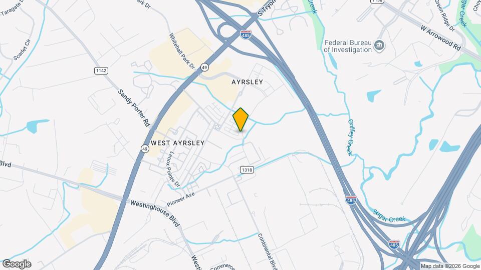 2217 Silver Crescent Dr Mapa y Detalles de la Ubicación