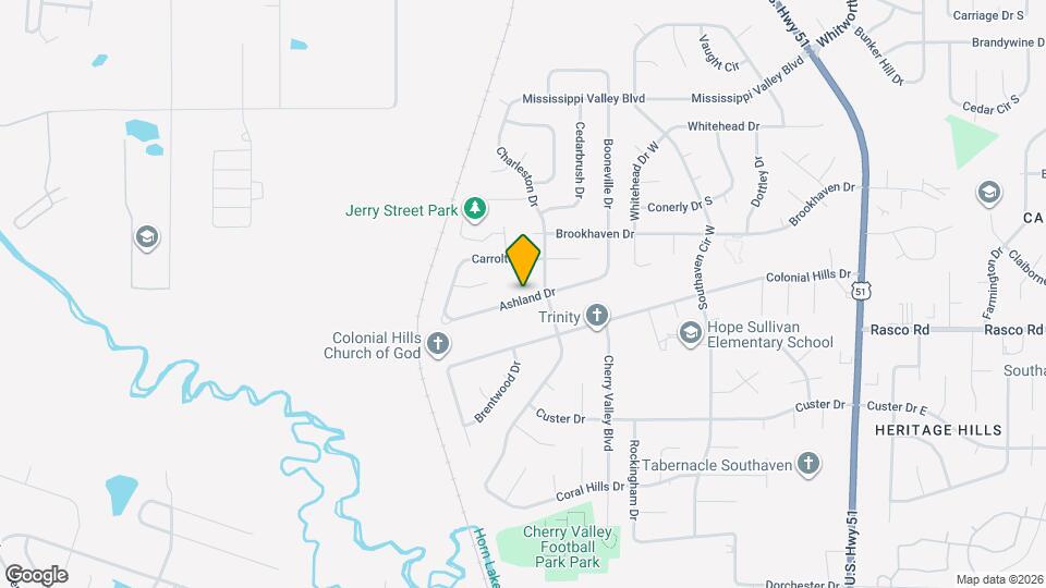 2220 Ashland Dr Map and Location Details