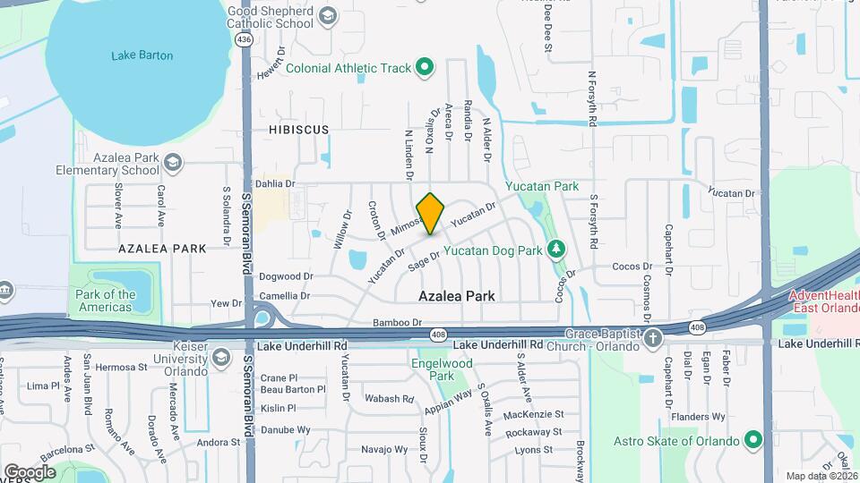 6044 Yucatan Dr Mapa y Detalles de la Ubicación