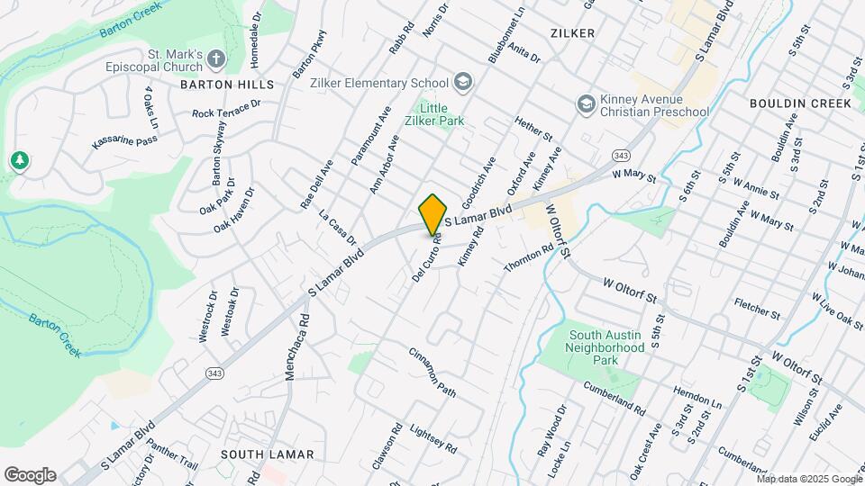 2210 Del Curto Rd Map and Location Details
