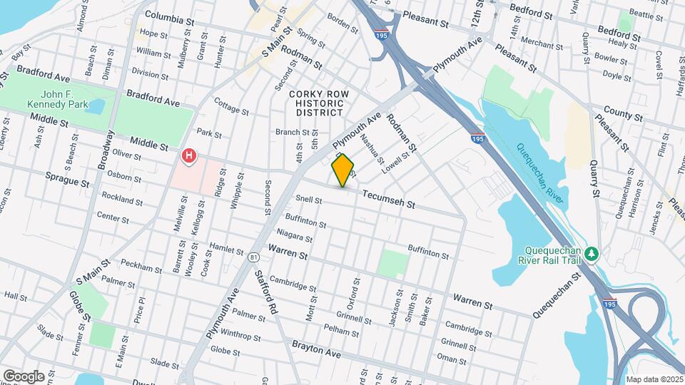 137 Tecumseh St, Unit 2 Mapa y Detalles de la Ubicación