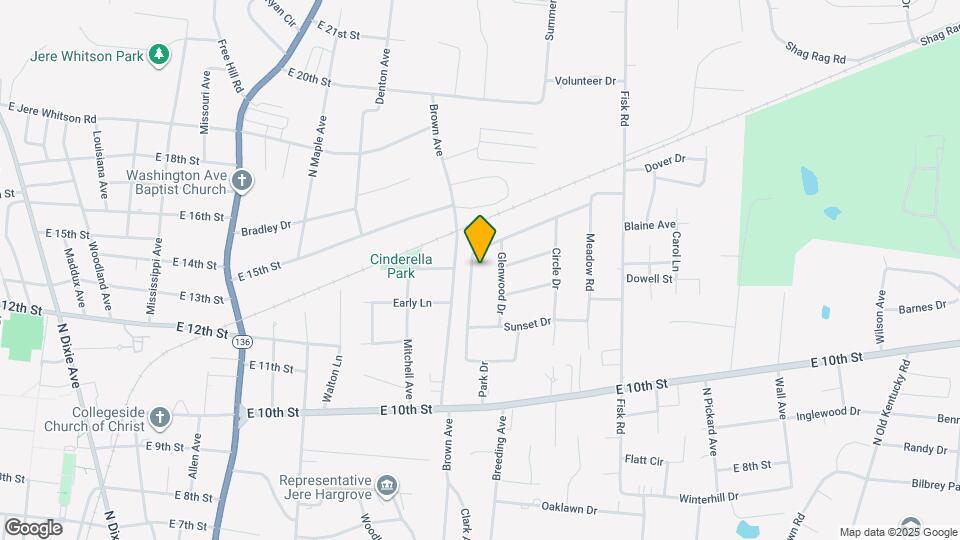 1213 Park Dr Map and Location Details