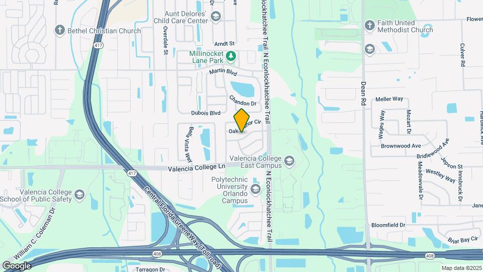 8913 Valencia Gardens Dr Mapa y Detalles de la Ubicación