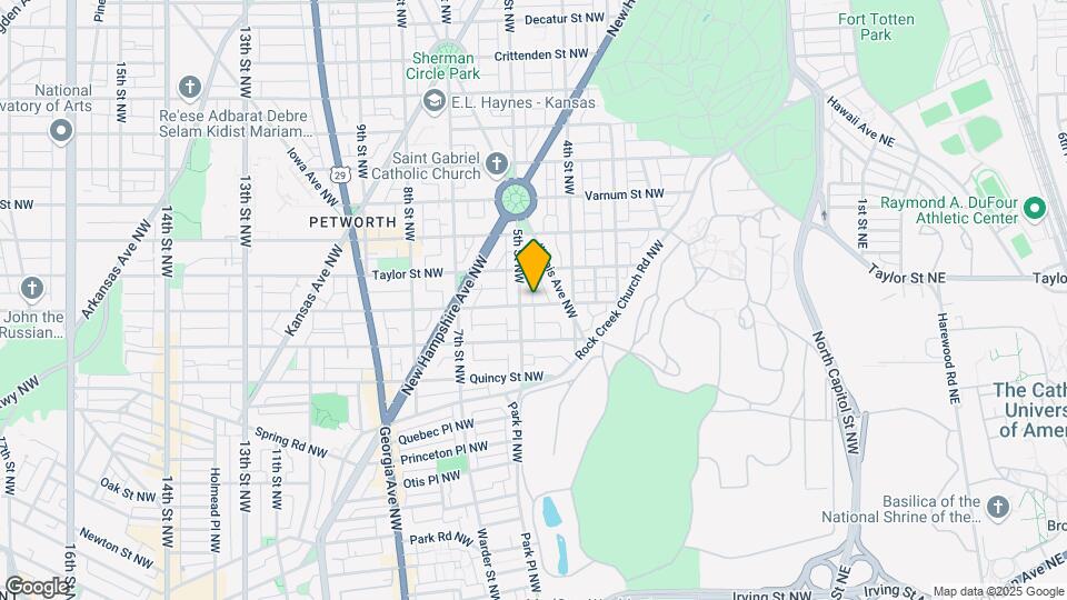 429 Shepherd St NW Map and Location Details