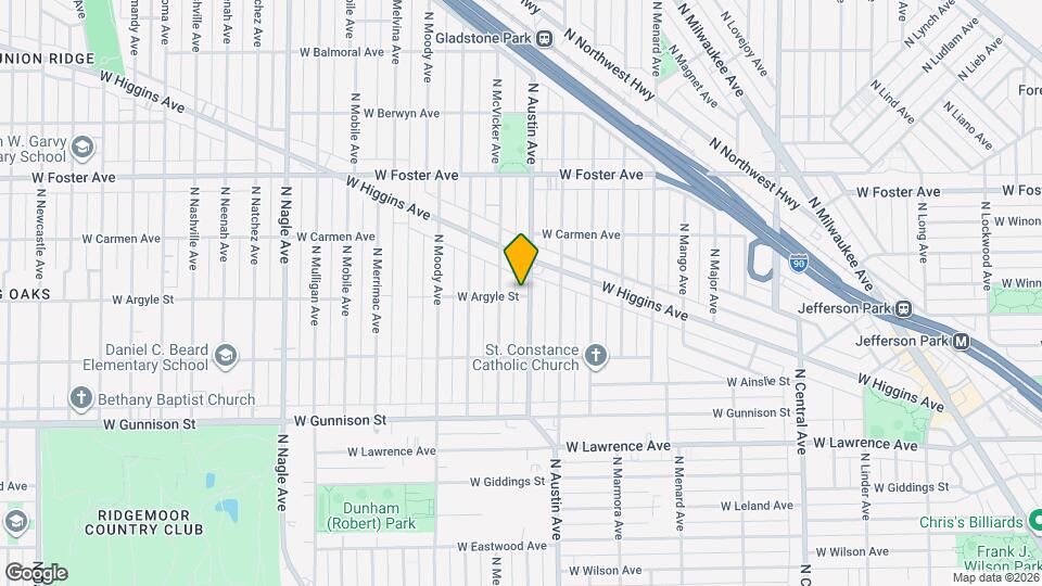 5000 N Austin Ave Map and Location Details