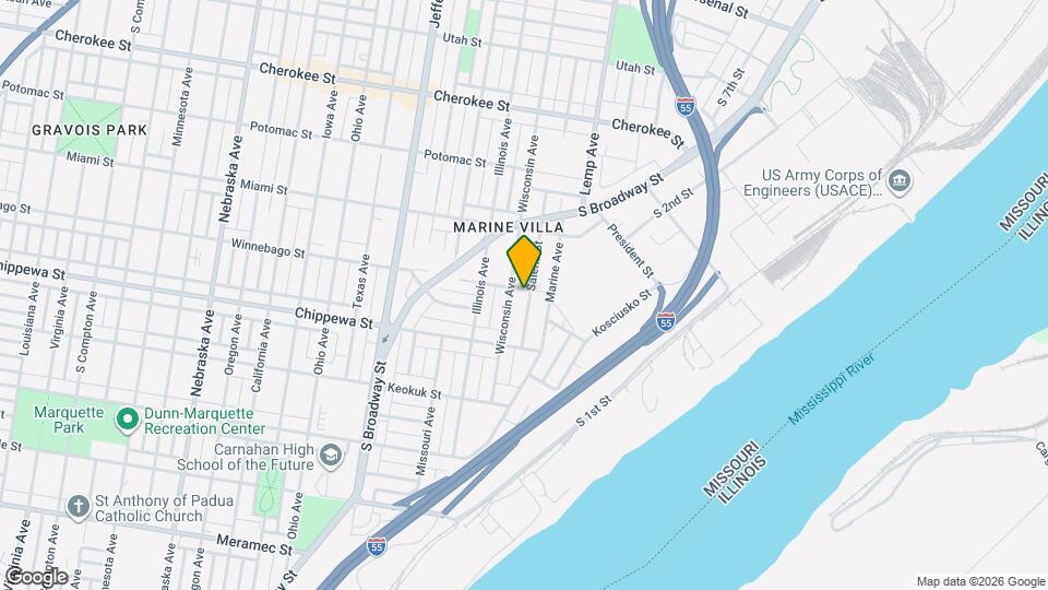 1928 Winnebago St Map and Location Details