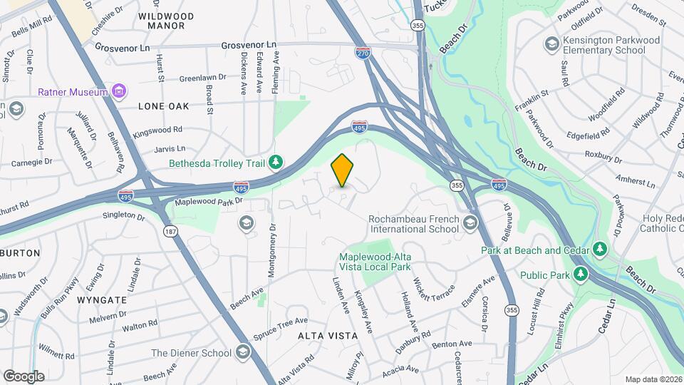 5319 Pooks Hill Rd Map and Location Details