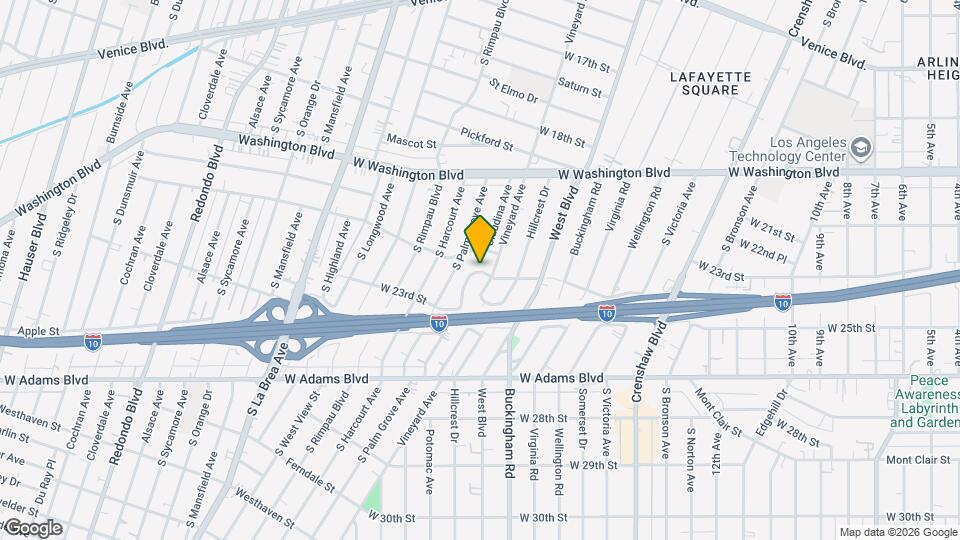 2315 1/2 Lucerne Ave Mapa y Detalles de la Ubicación