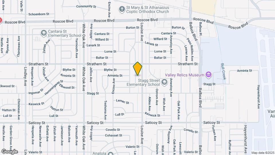 7900 Lasaine Ave Mapa y Detalles de la Ubicación