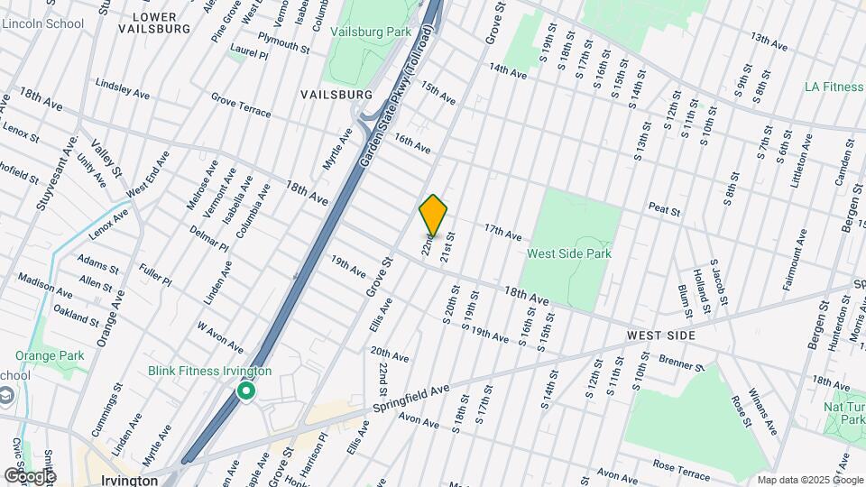184 22nd St Map and Location Details