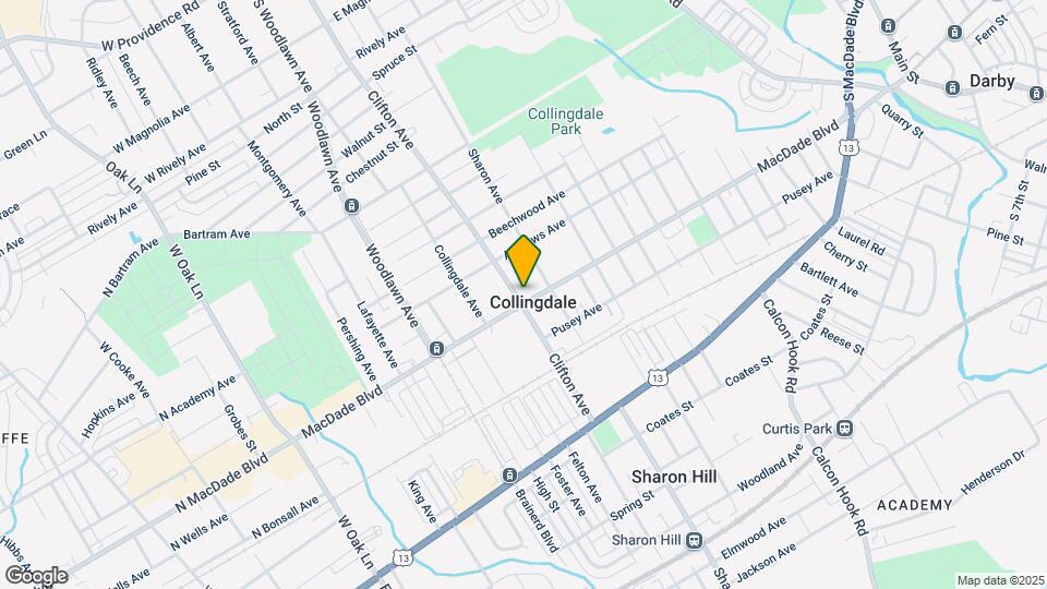 203 Clifton Ave Map and Location Details