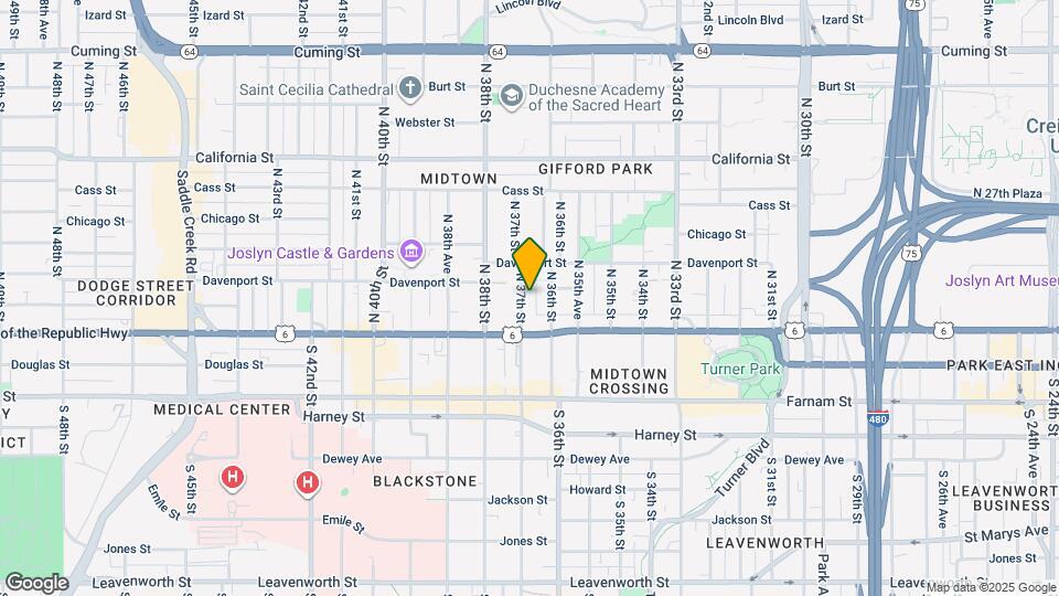 123 N 37th St Map and Location Details