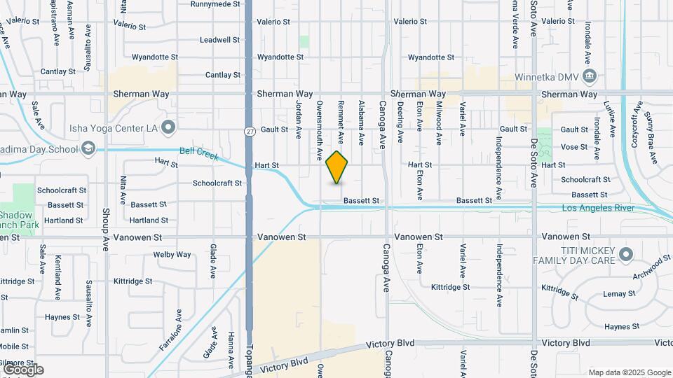 6919 Remmet Ave Mapa y Detalles de la Ubicación