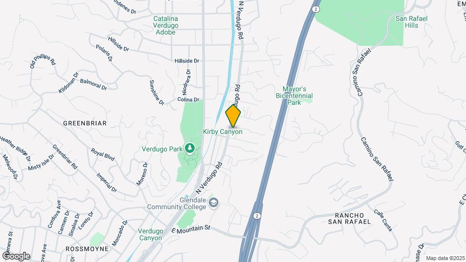 1704 Verdugo Rd Map and Location Details