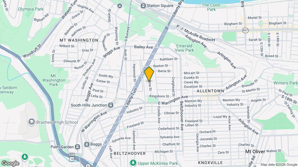 74 Pasadena St Map and Location Details