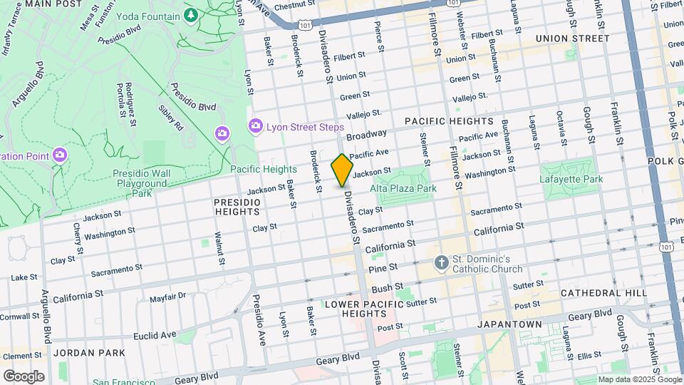2309 Divisadero St Mapa y Detalles de la Ubicación