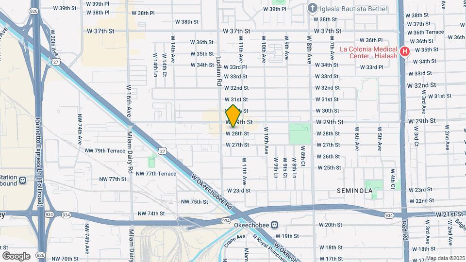 1145 W 28th St Mapa y Detalles de la Ubicación