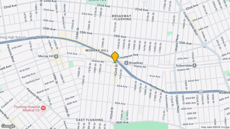 40-34 162nd St Map and Location Details