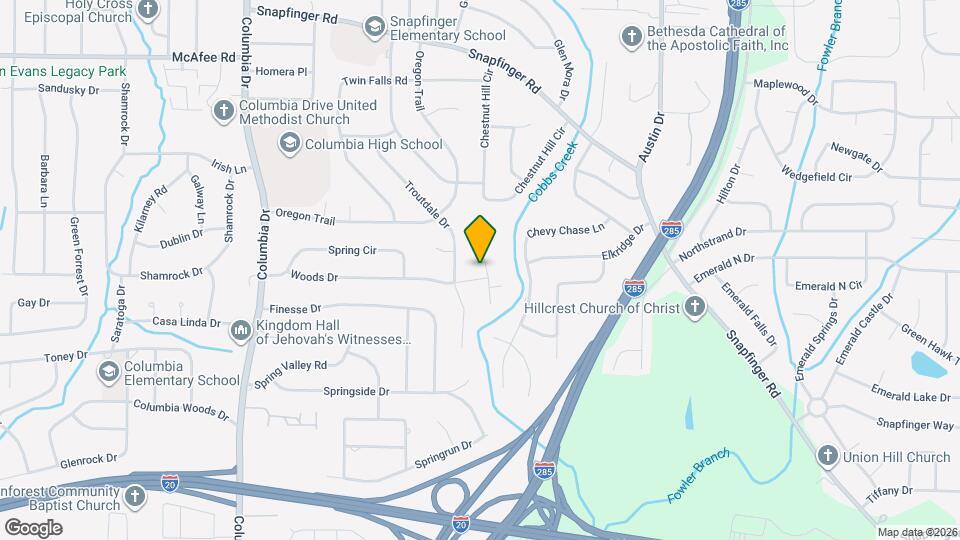 3622 Woods Dr, Unit 216 Map and Location Details