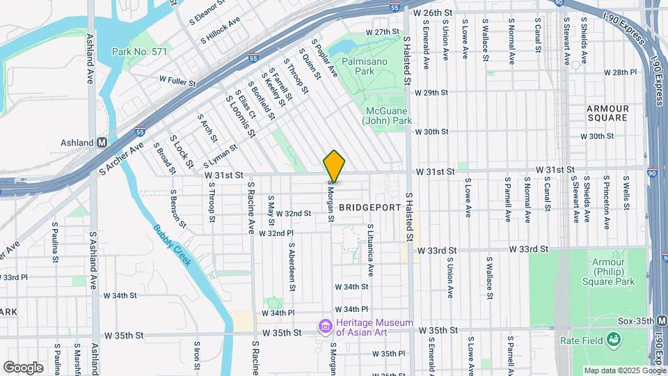 3119 S Morgan St, Unit 2N Mapa y Detalles de la Ubicación