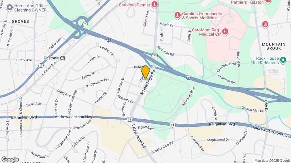 317 N New Hope Rd Map and Location Details