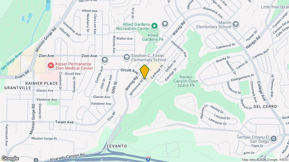 5241 Orcutt Ave Map and Location Details