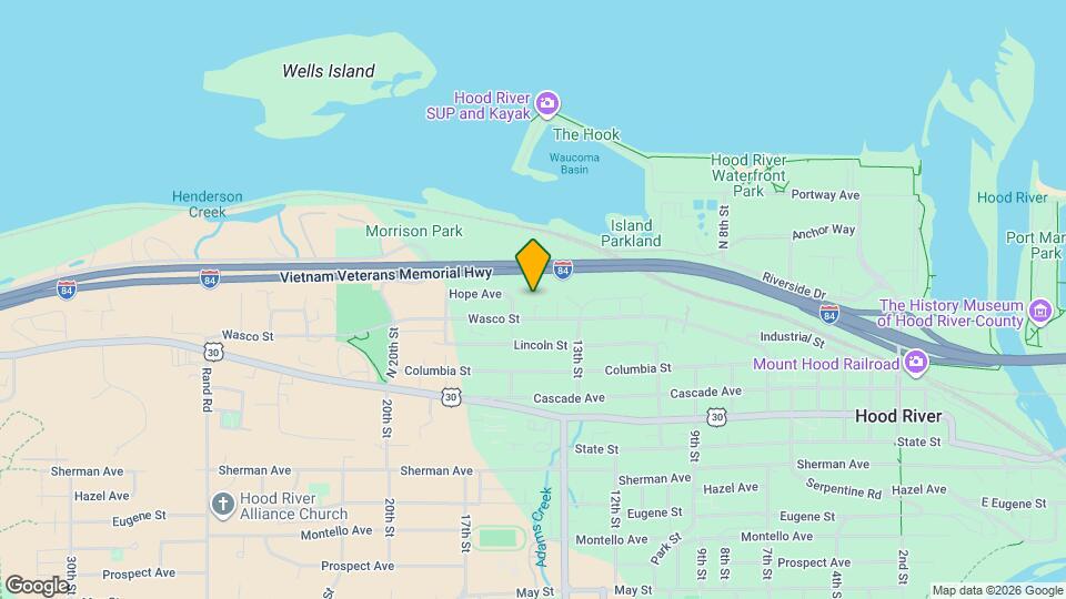 1332 Wasco St Map and Location Details