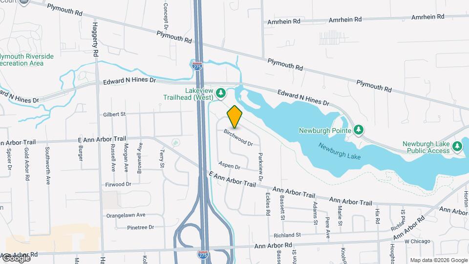 39694 Birchwood Dr Map and Location Details