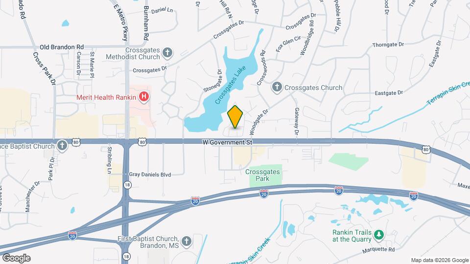 195 Lakebend Cir Map and Location Details