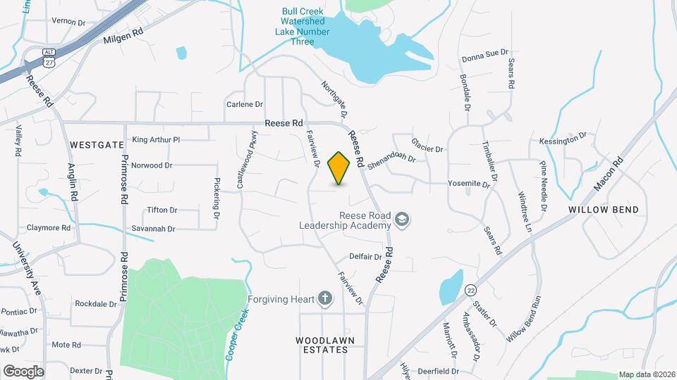 4120 Fairview Dr Map and Location Details