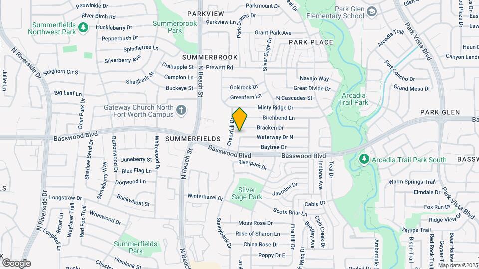 7433 Waterway Dr Map and Location Details