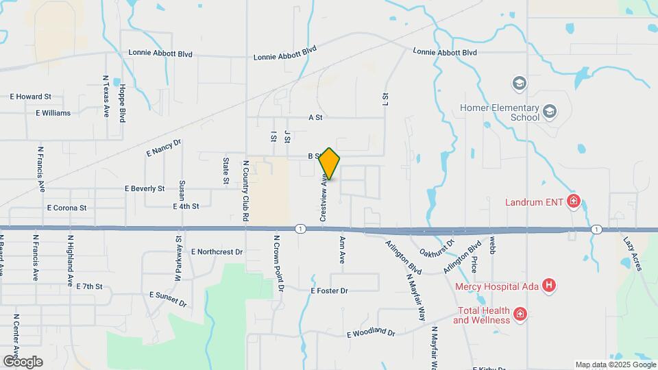 830 Crestview Ave Map and Location Details