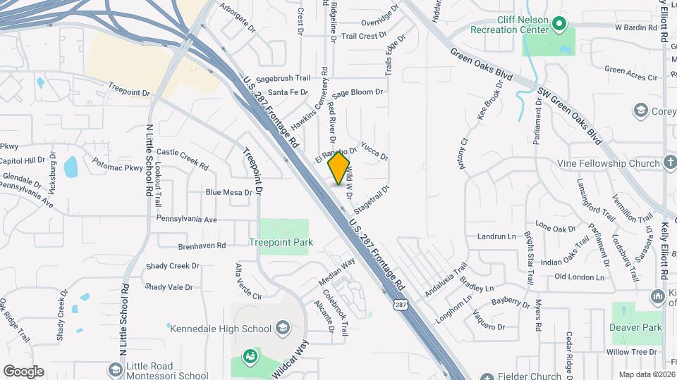 5708 Ranchogrande Dr Map and Location Details