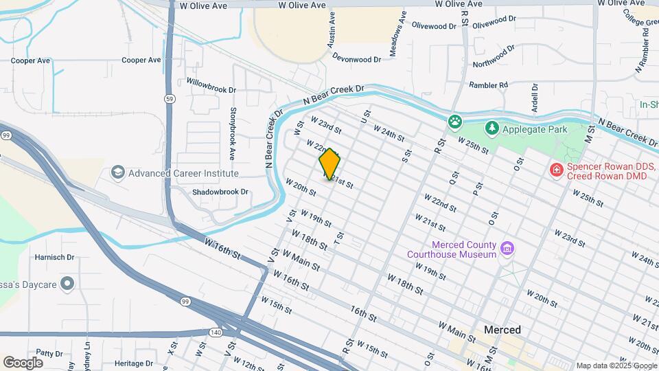 2045 U St Map and Location Details