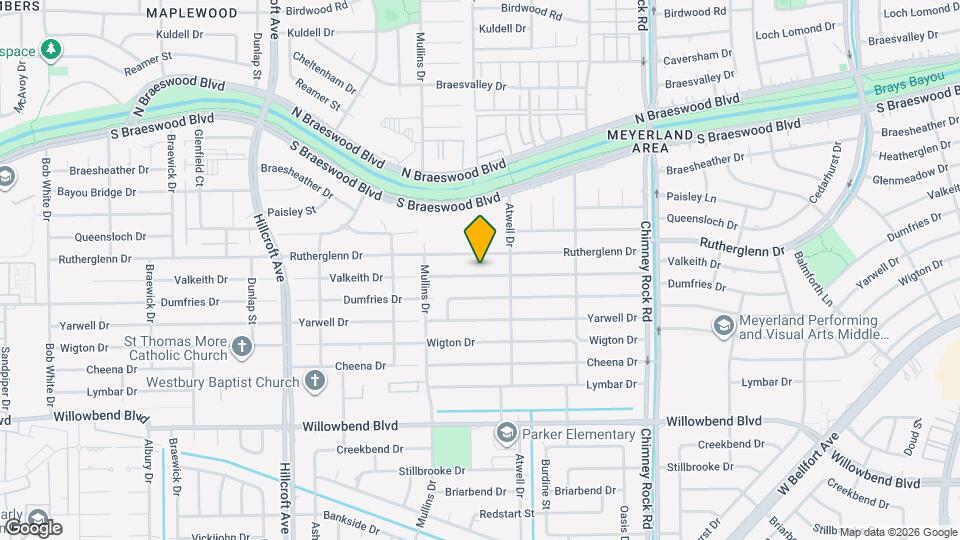 5622 Valkeith Dr Map and Location Details