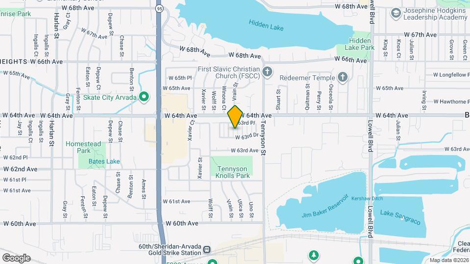 6347 Utica Ct Mapa y Detalles de la Ubicación