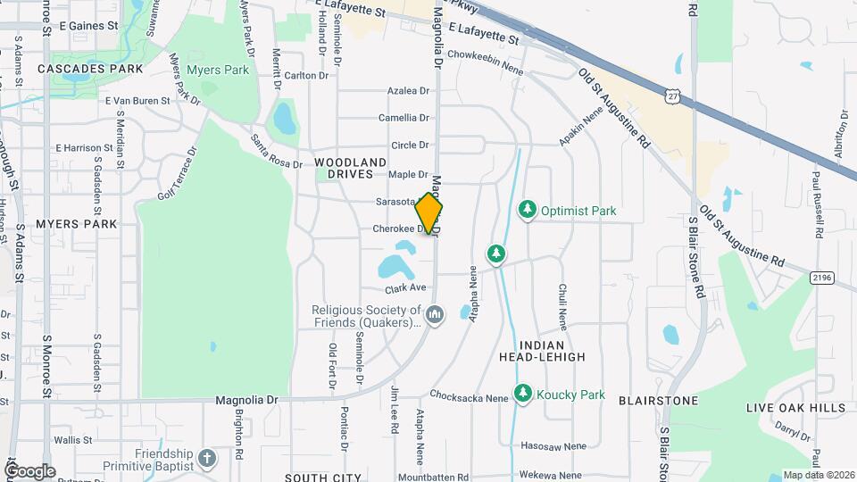 1804 S Magnolia Dr Map and Location Details