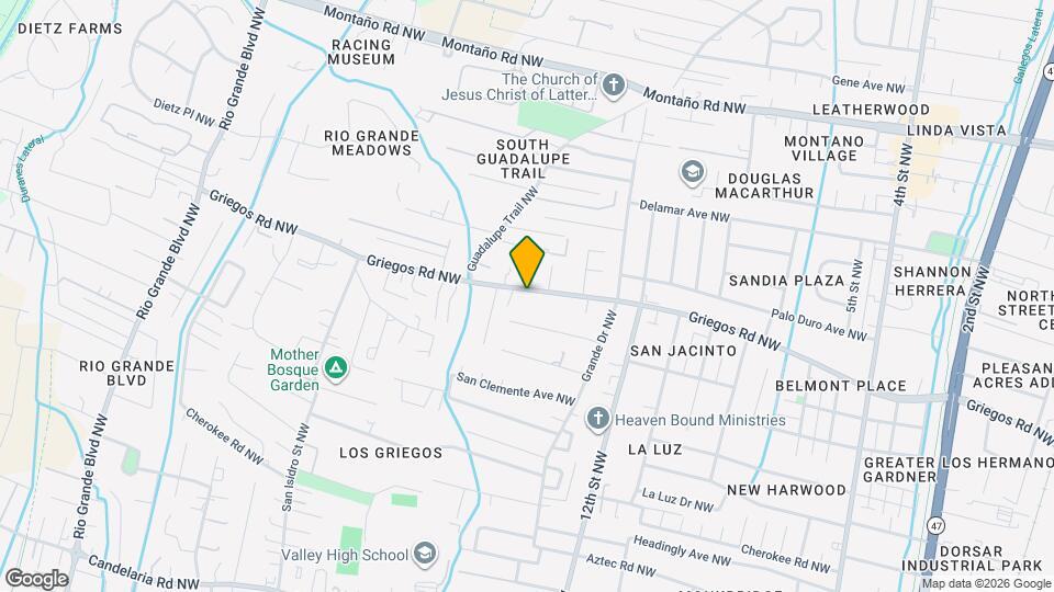 1440 Griegos Rd NW Map and Location Details
