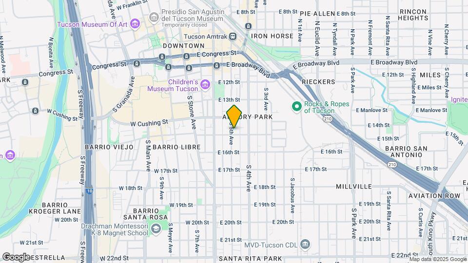 445 S 5th Ave Mapa y Detalles de la Ubicación