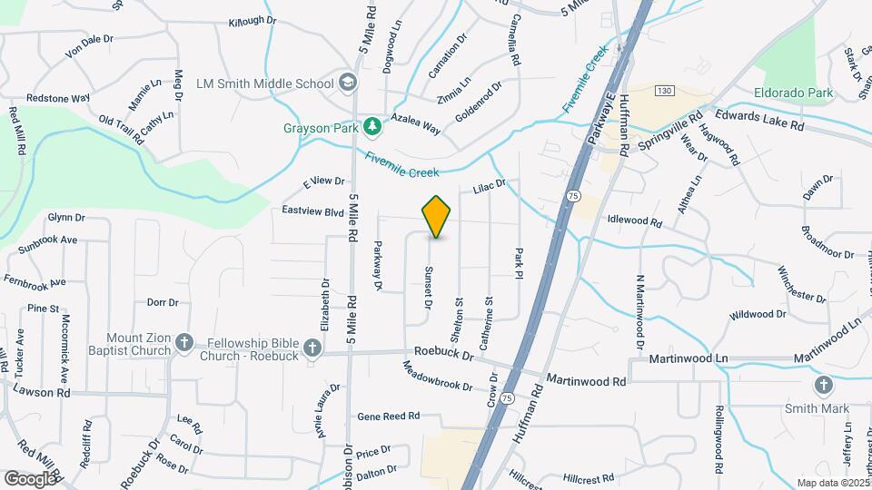 937 Sunset Dr Map and Location Details