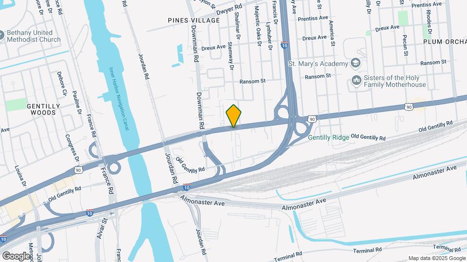 Mardi Gras RV Park & Red Carpet Map and Location Details
