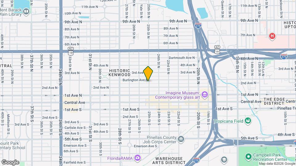 222 25th St N Map and Location Details