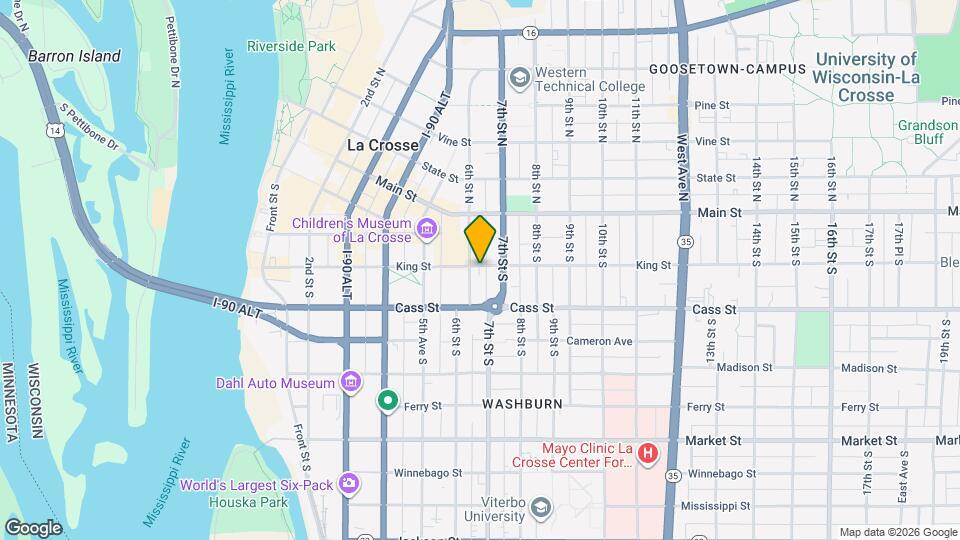 600 King St Map and Location Details