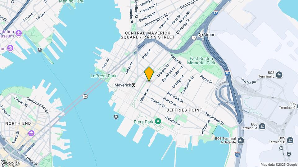 173 Maverick St, Unit 201 Map and Location Details