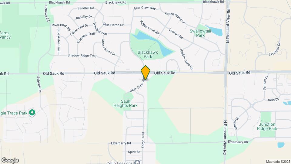 641 Bear Claw Way Map and Location Details