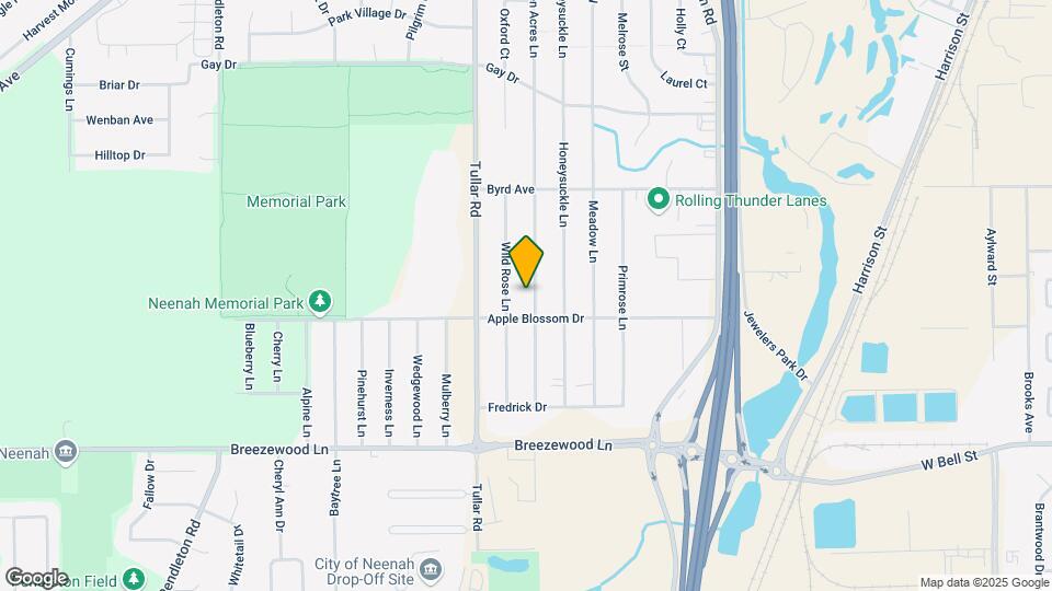 1285 Green Acres Ln Map and Location Details