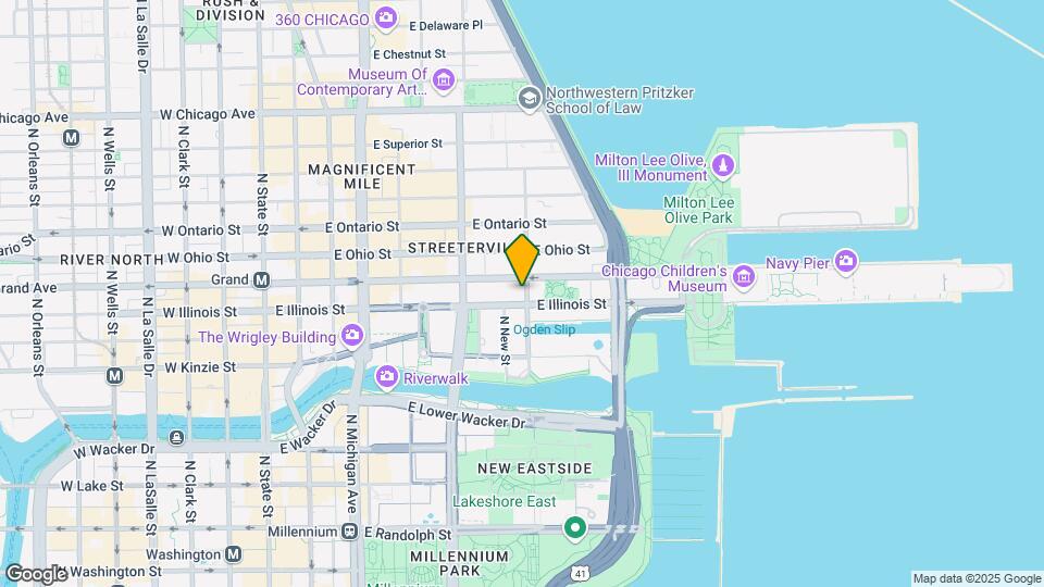 512 N McClurg Ct, Unit 705 Mapa y Detalles de la Ubicación