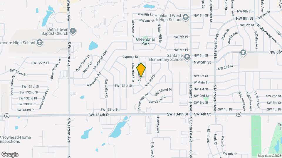 13116 Mapleleaf Dr Mapa y Detalles de la Ubicación
